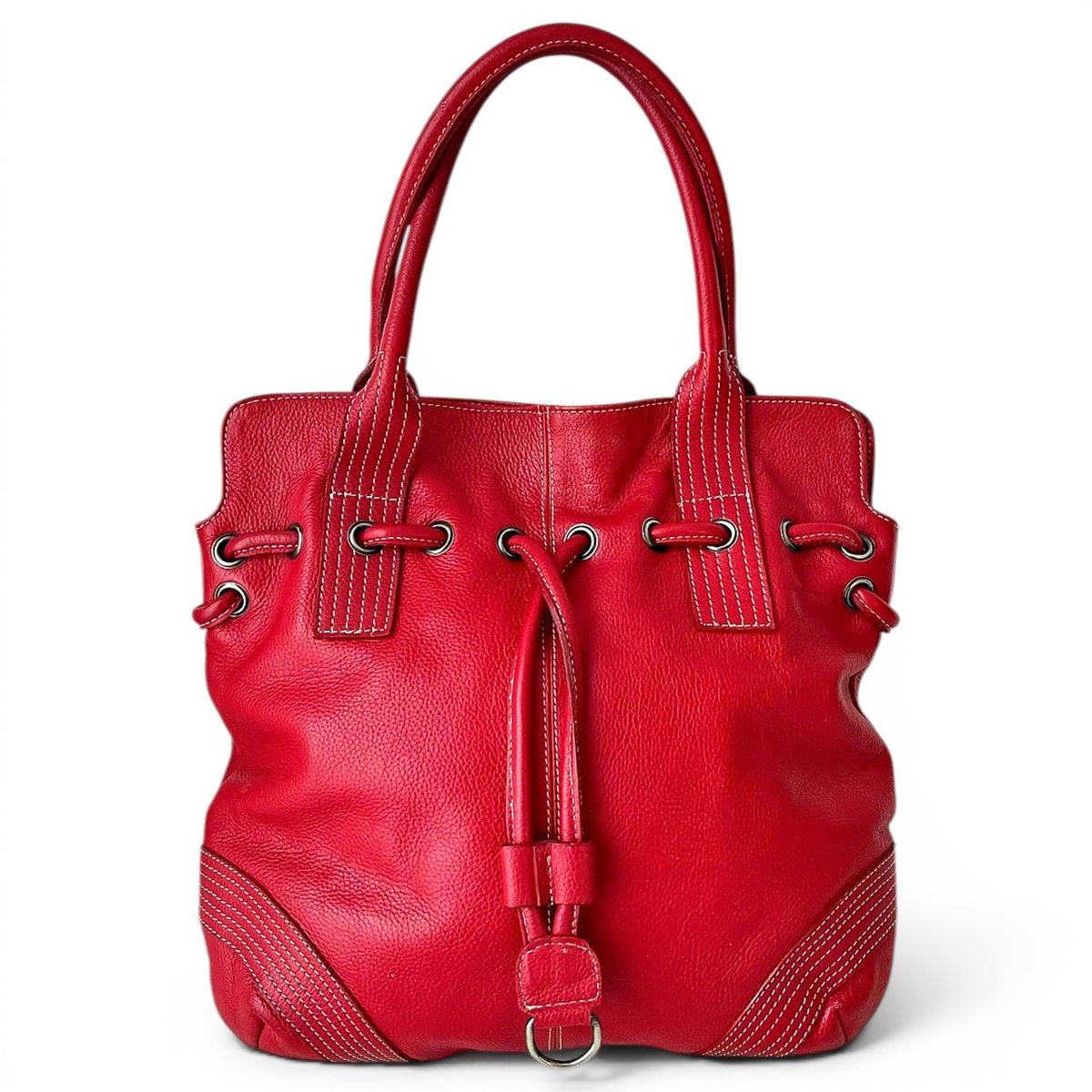 Leather tote