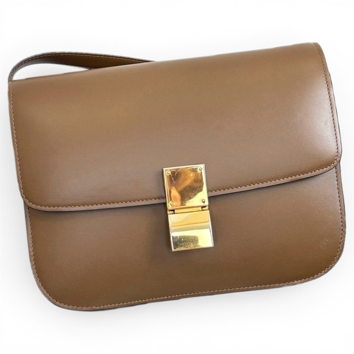 Classic leather handbag