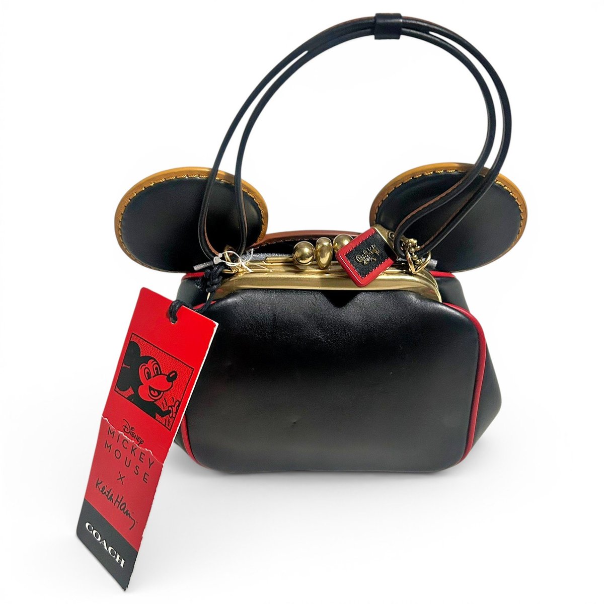 Disney collection leather handbag