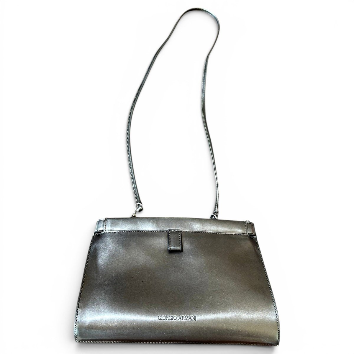 Patent leather handbag