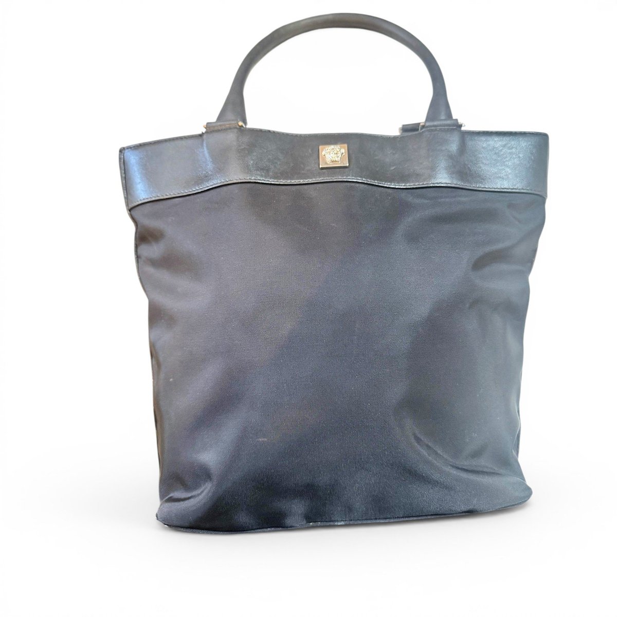 Leather tote