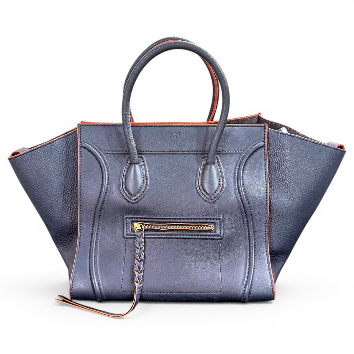Luggage leather handbag