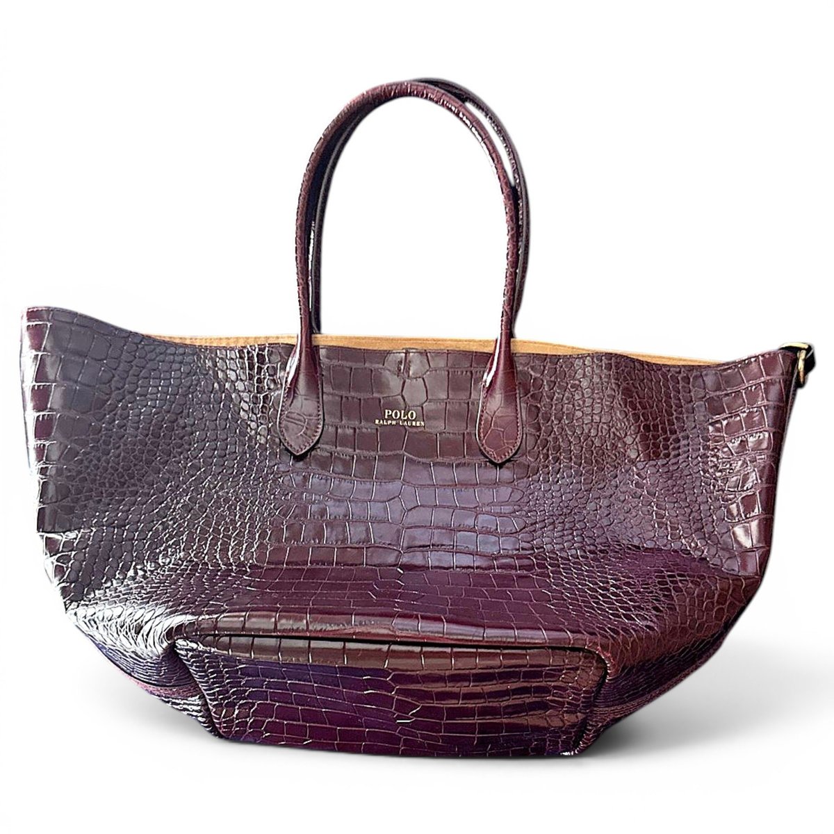 Leather tote