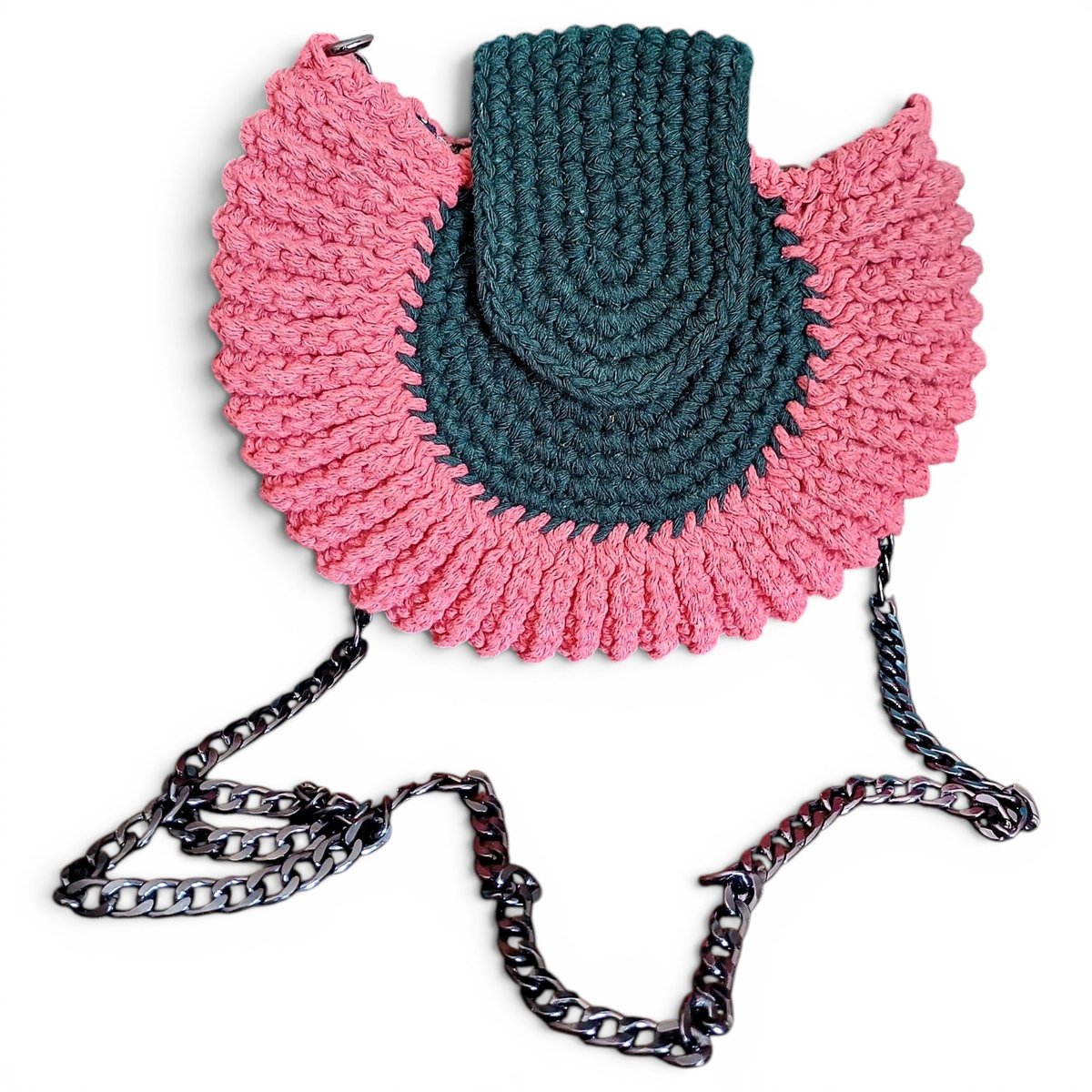 Crochet crossbody bag