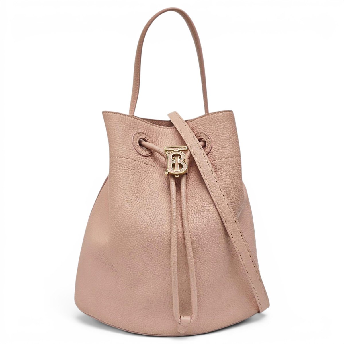 TB leather handbag