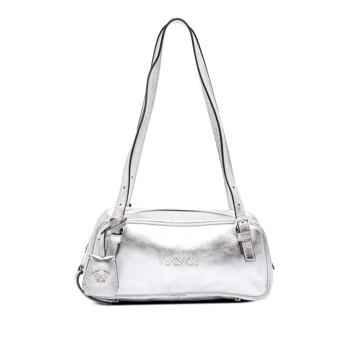 Pony-style calfskin bowling bag