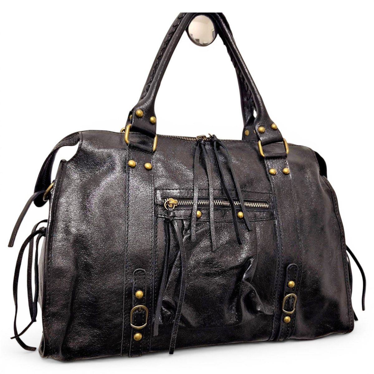 Leather handbag