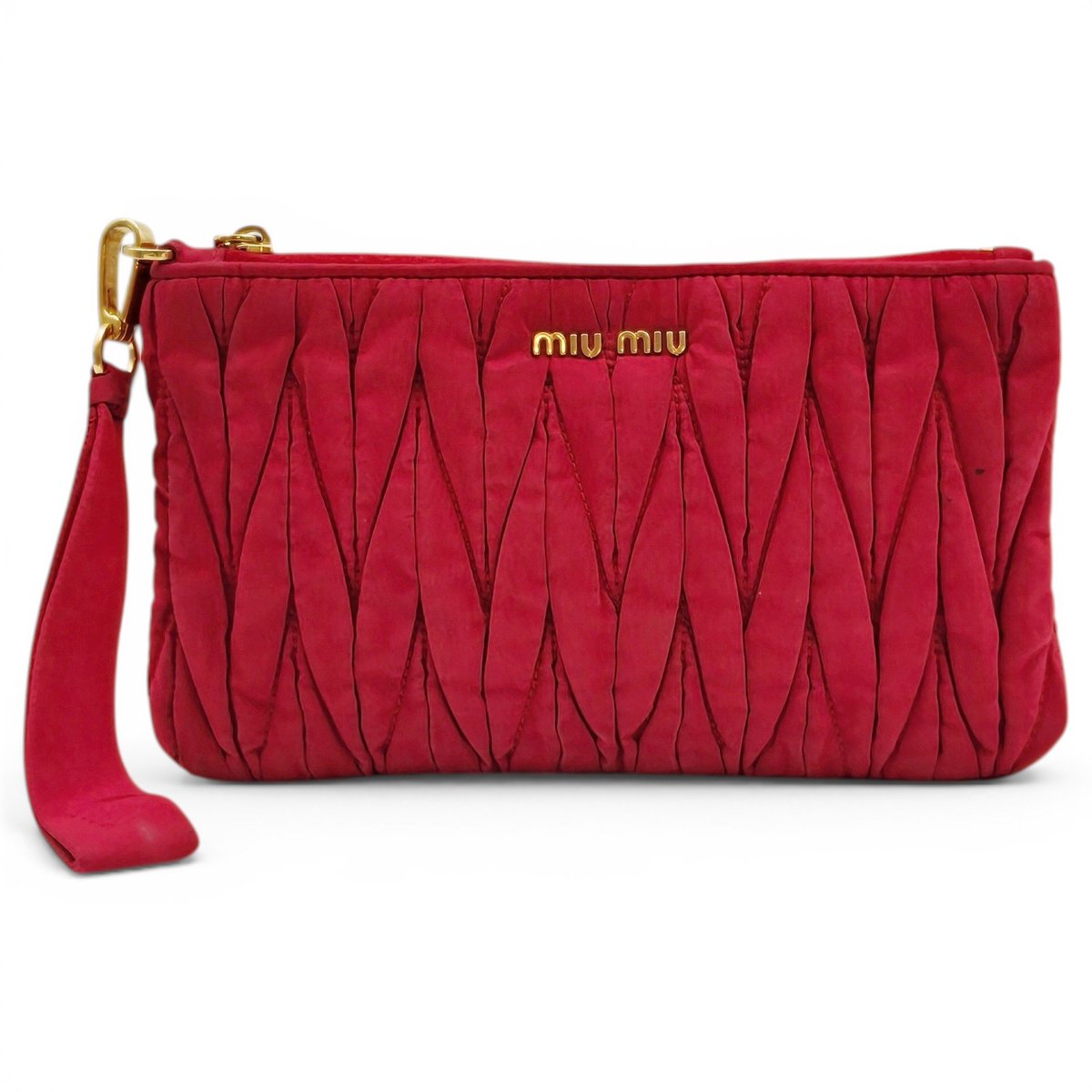 Matelassé cloth handbag