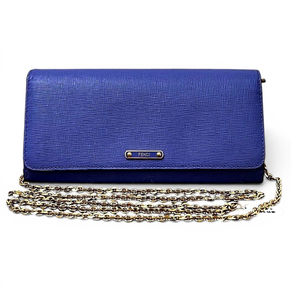 Wallet On Chain leather crossbody bag