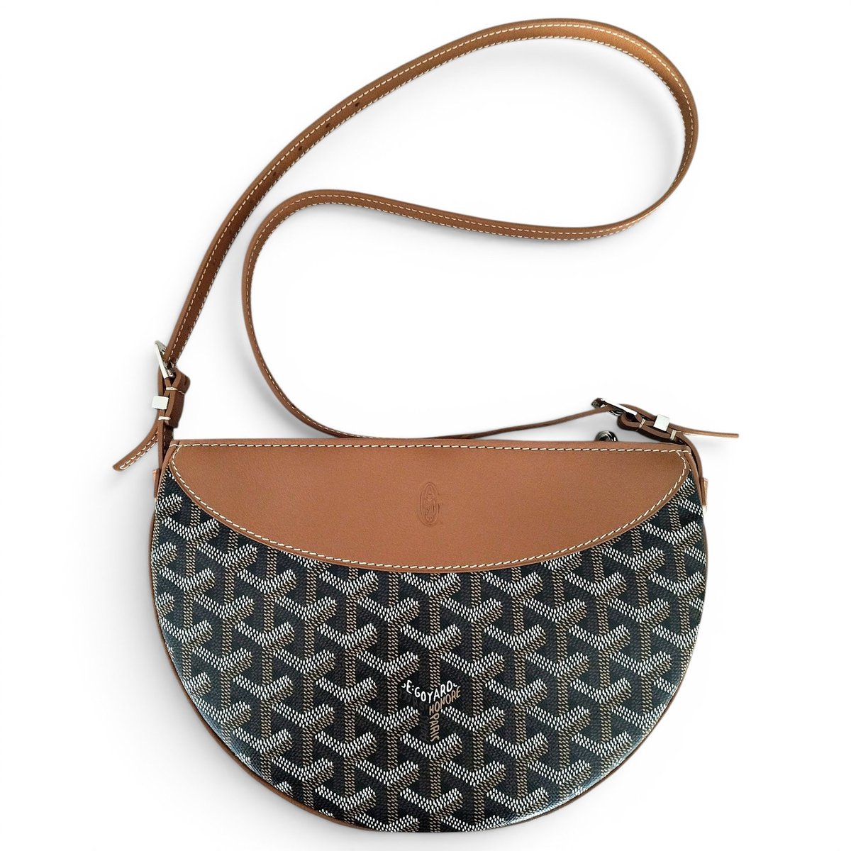 Belvedère leather crossbody bag