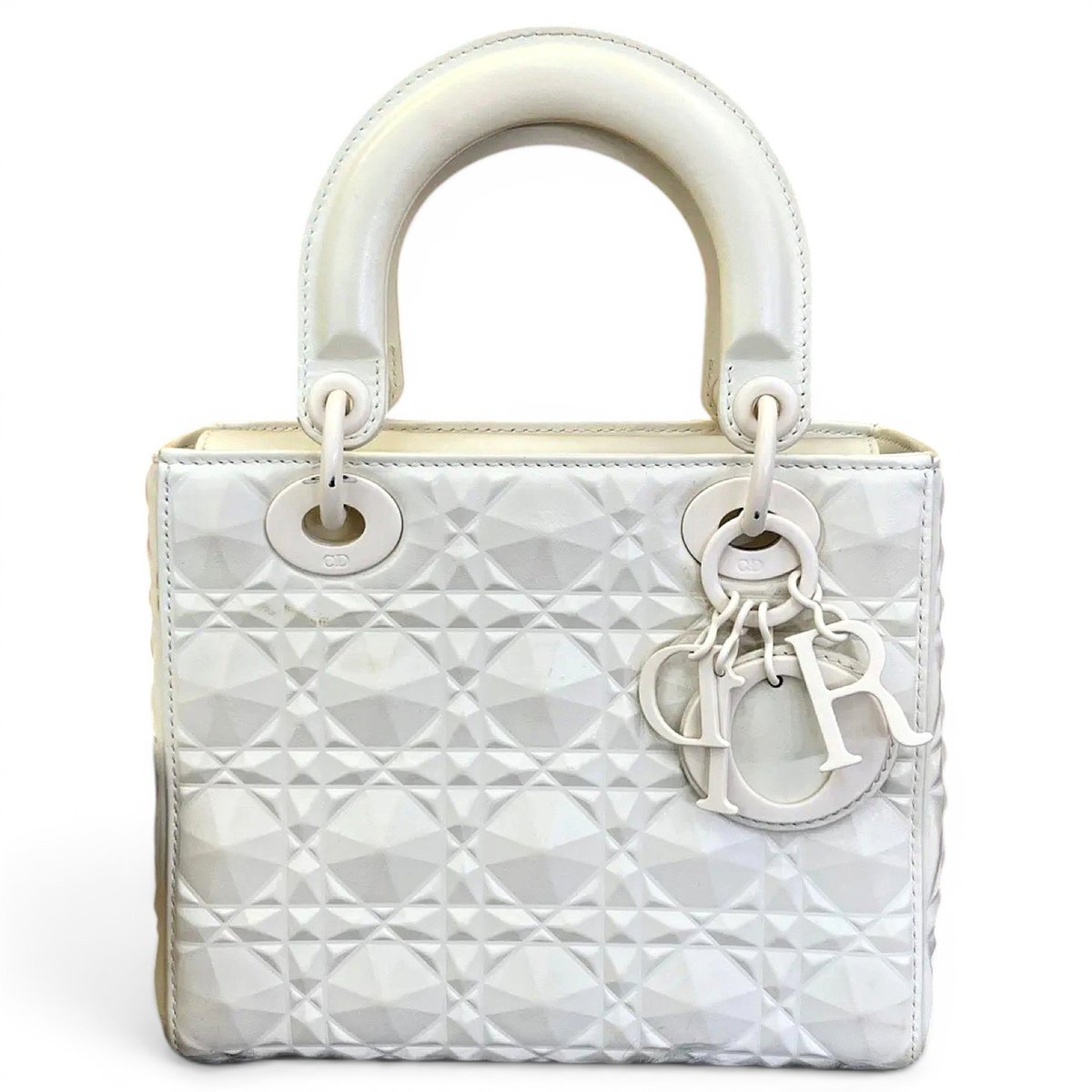 Lady Dior leather crossbody bag