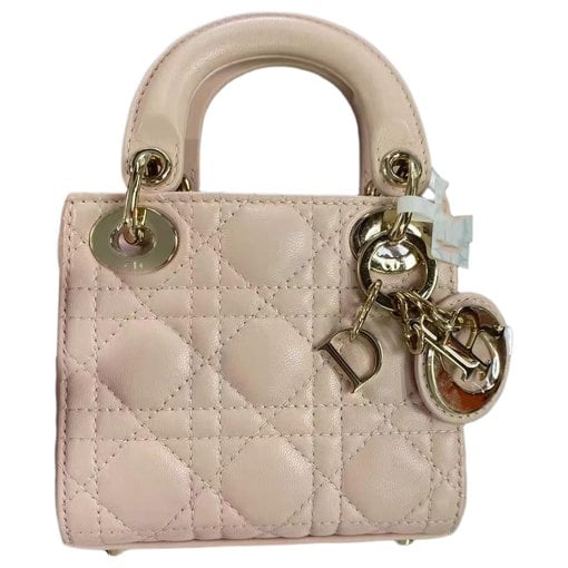 Lady Dior leather handbag