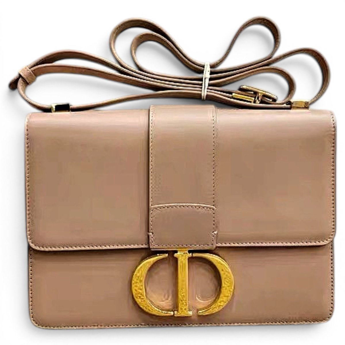 30 Montaigne Box leather handbag