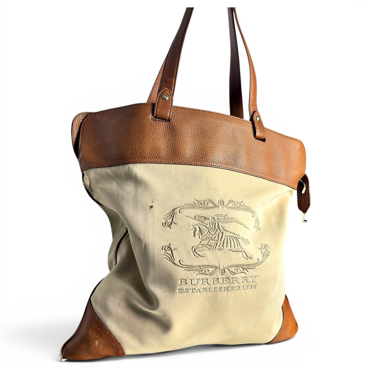 Leather tote
