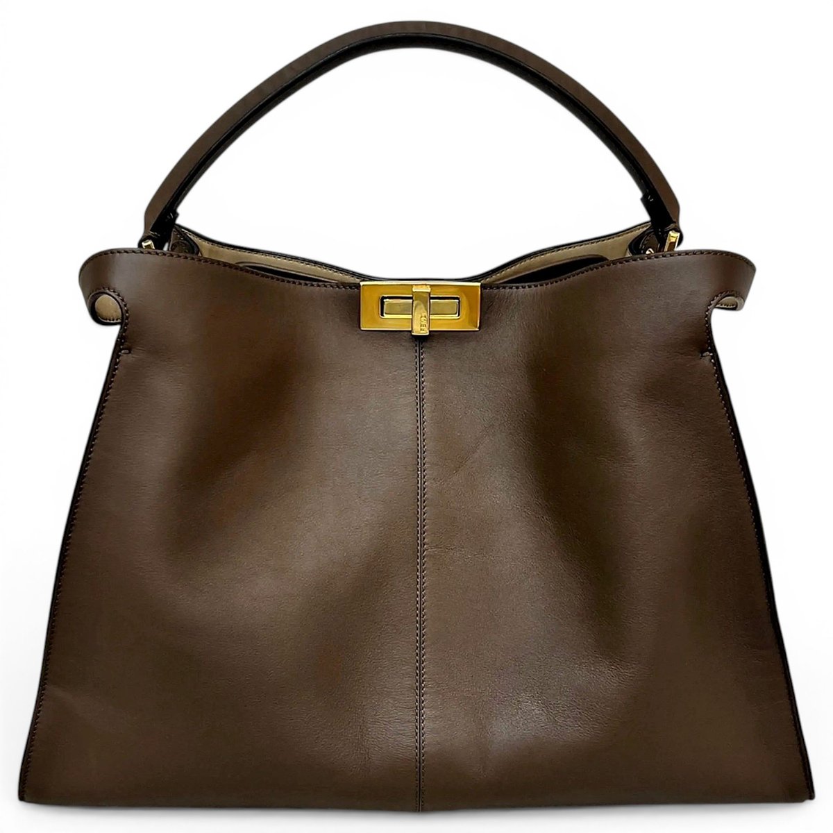 Peekaboo leather handbag