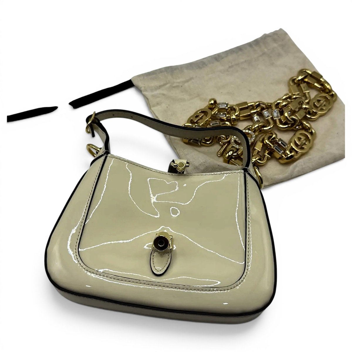 Jackie 1961 patent leather crossbody bag