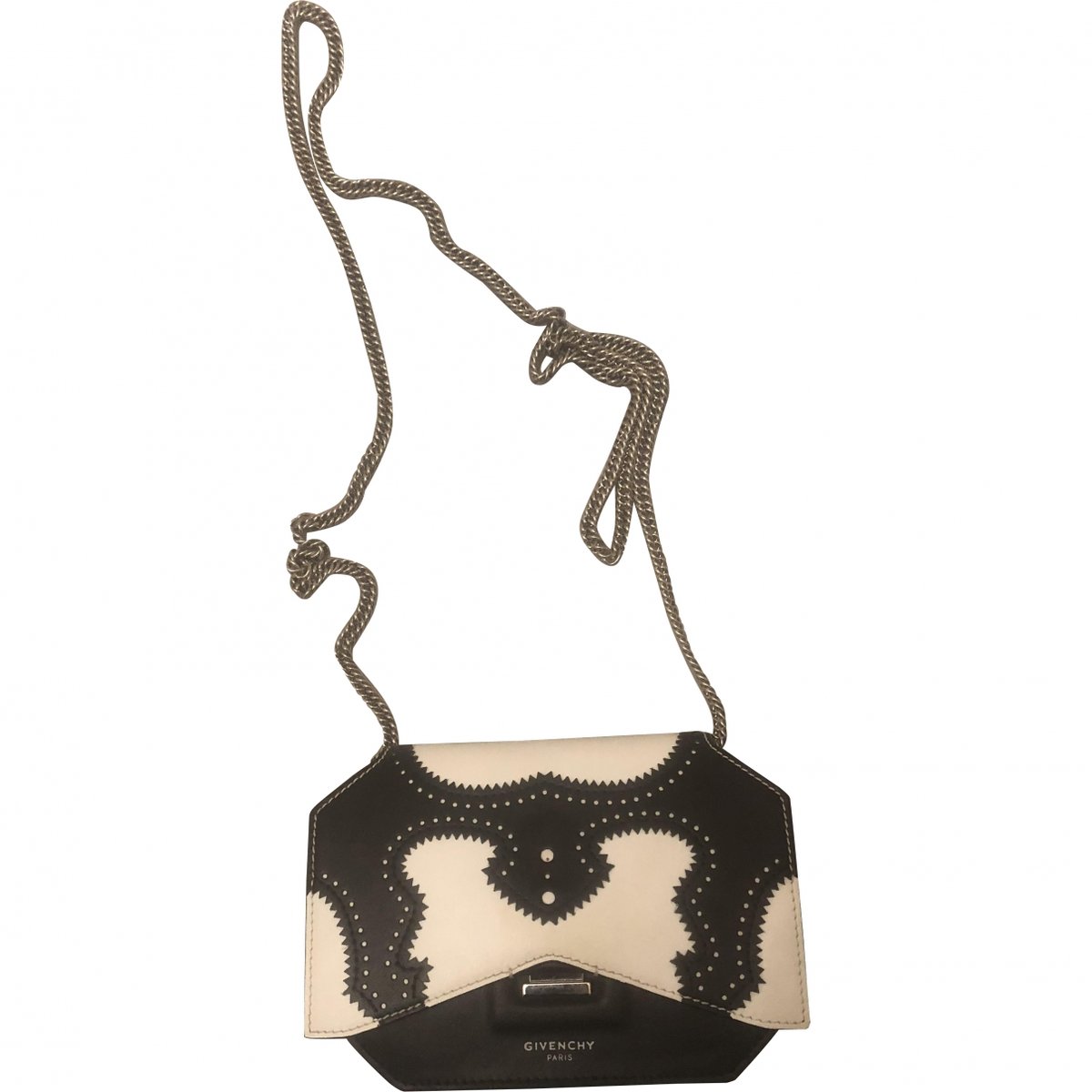 Bow Cut leather handbag