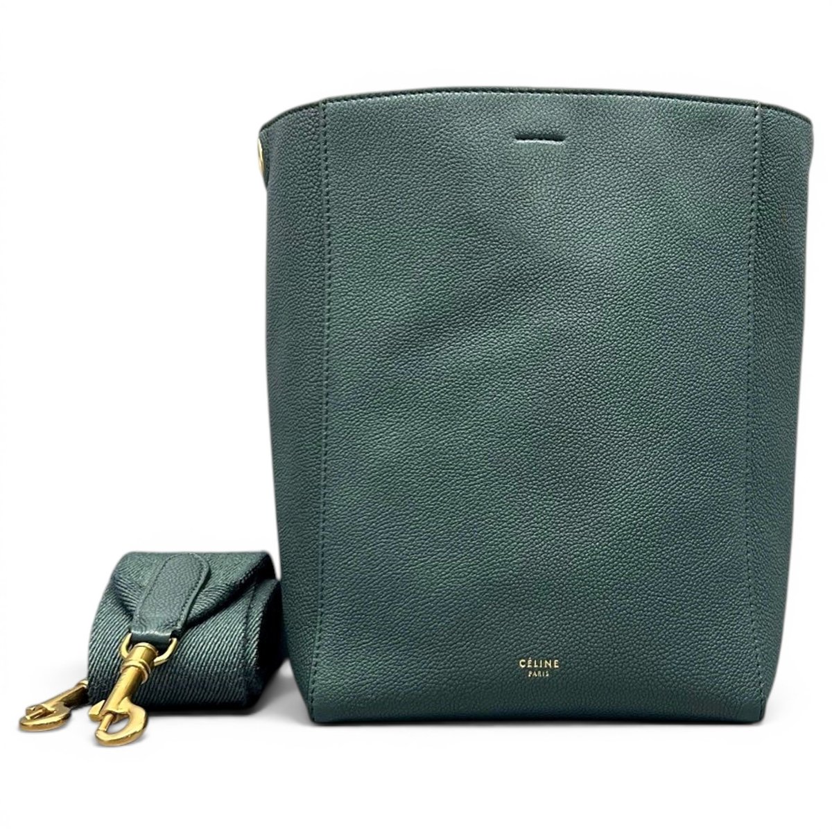 Seau Sangle leather handbag