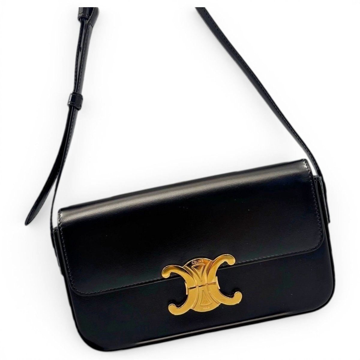 Triomphe leather handbag