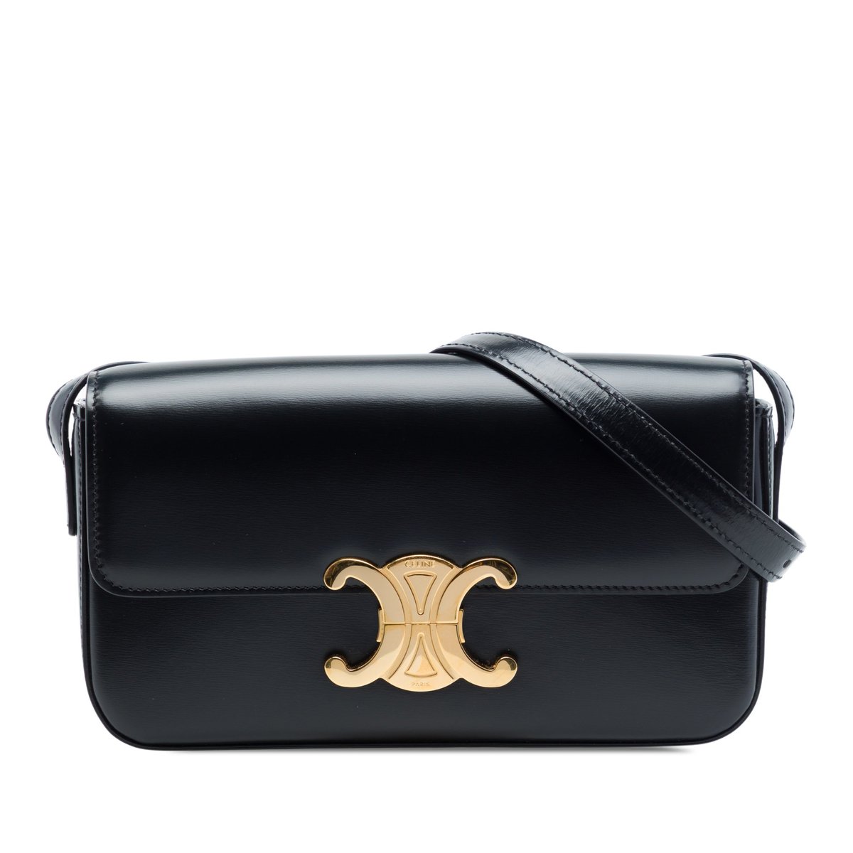 Triomphe leather handbag