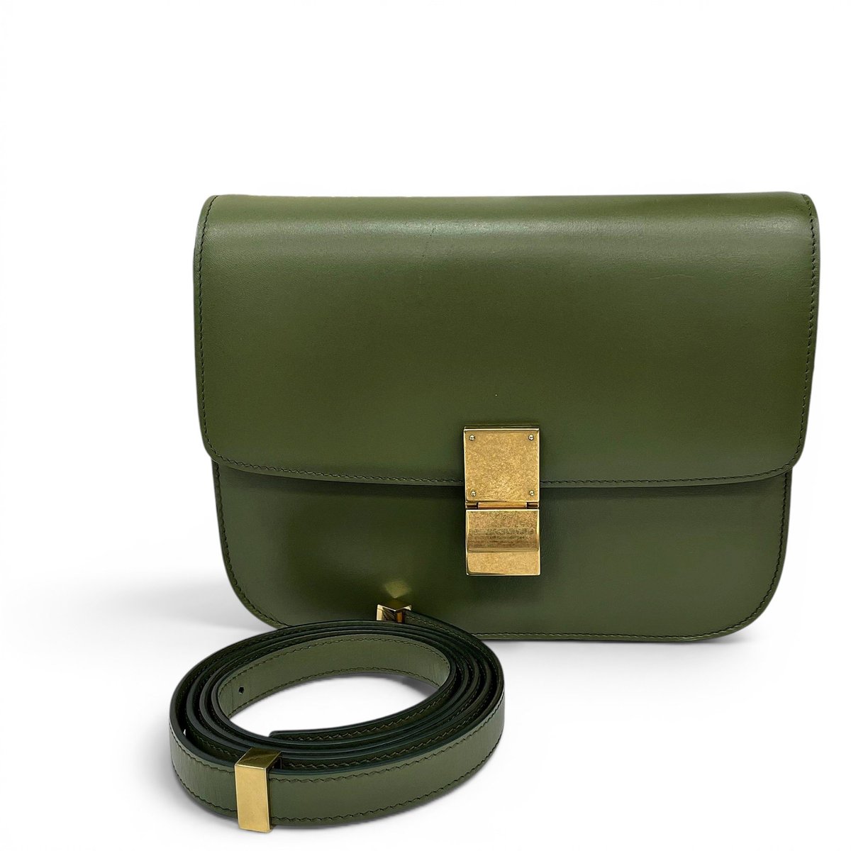 Classic leather handbag
