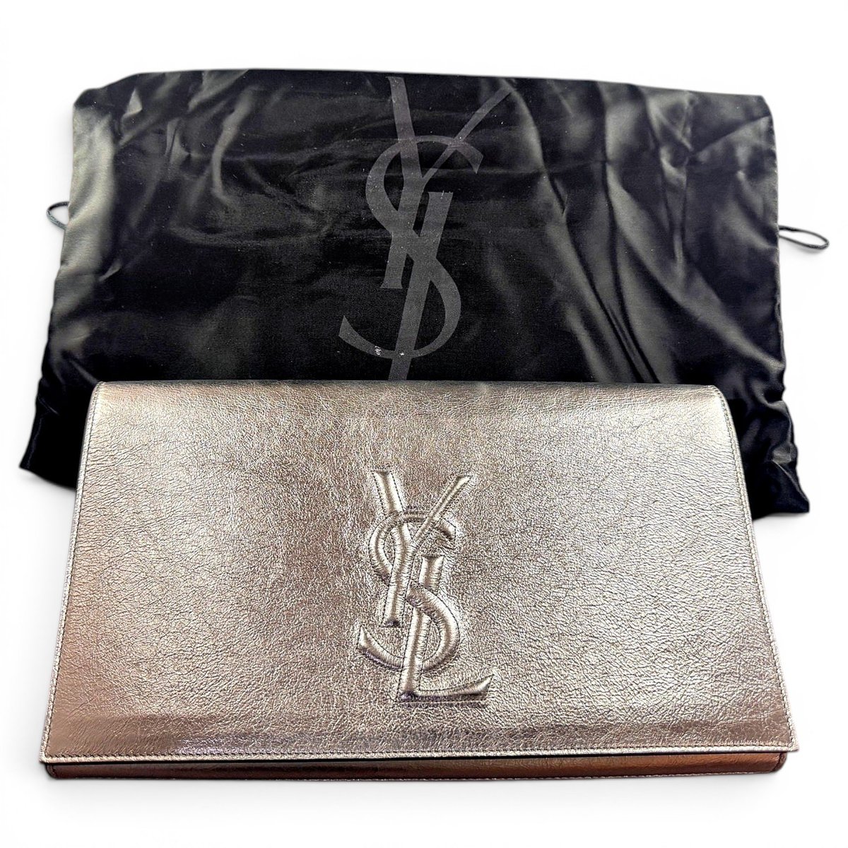Belle de Jour leather clutch bag