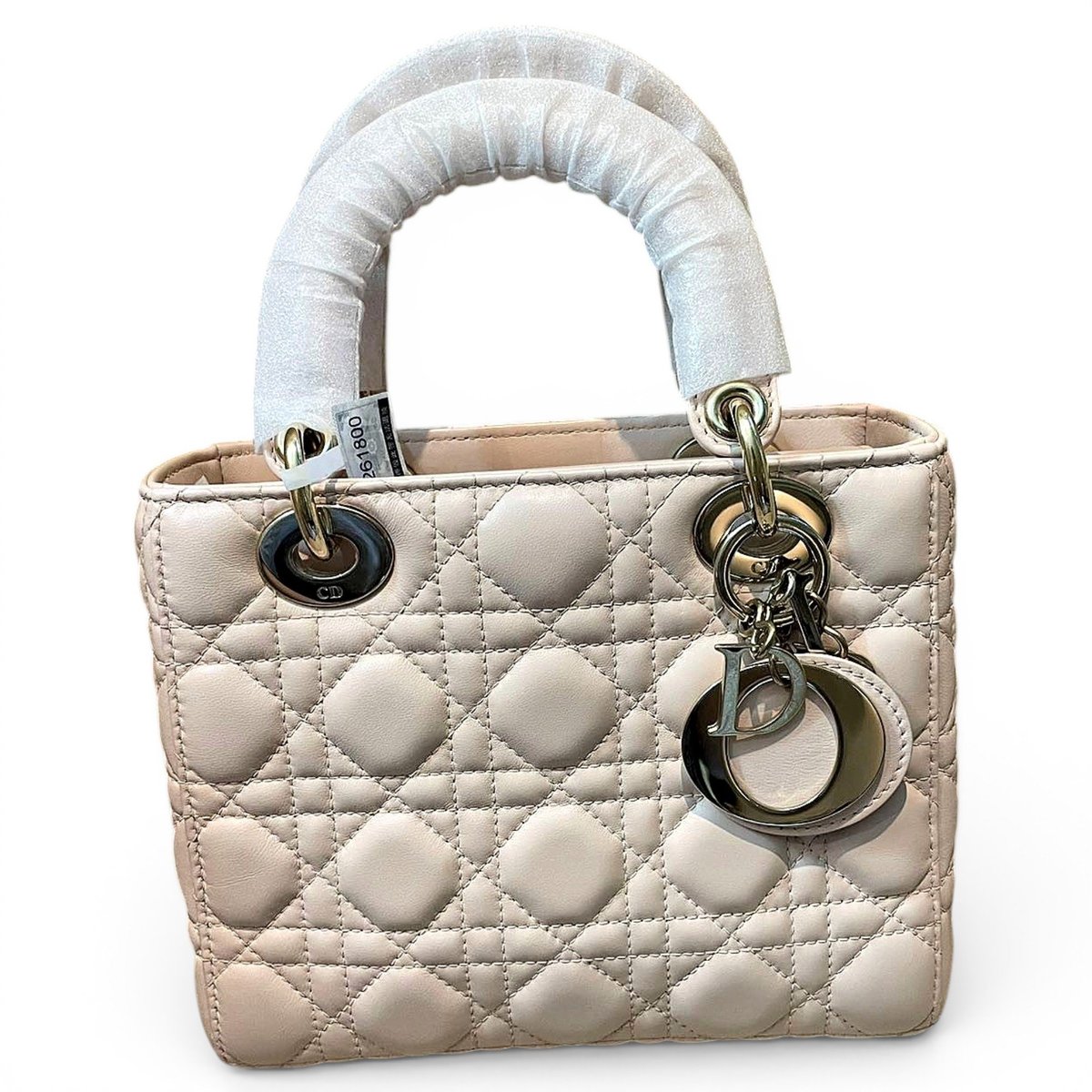 Lady Dior leather handbag