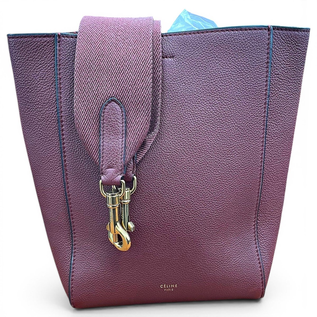 Seau Sangle leather handbag