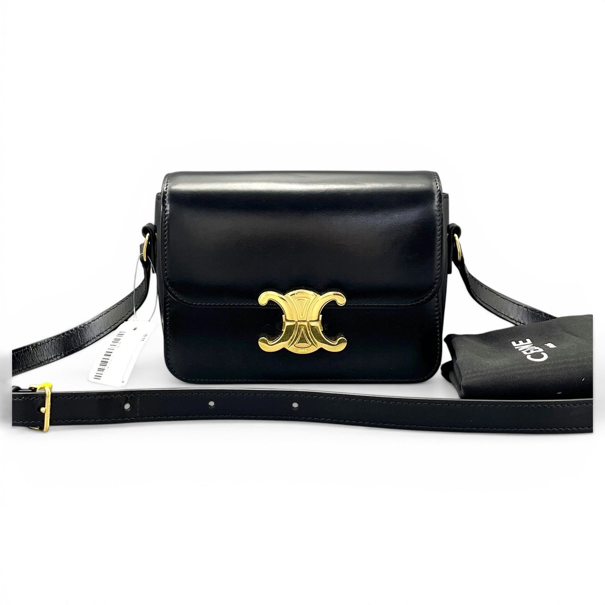 Triomphe leather handbag