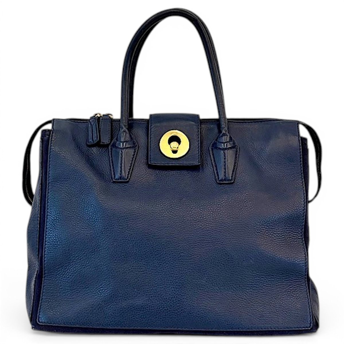 Muse Two leather tote
