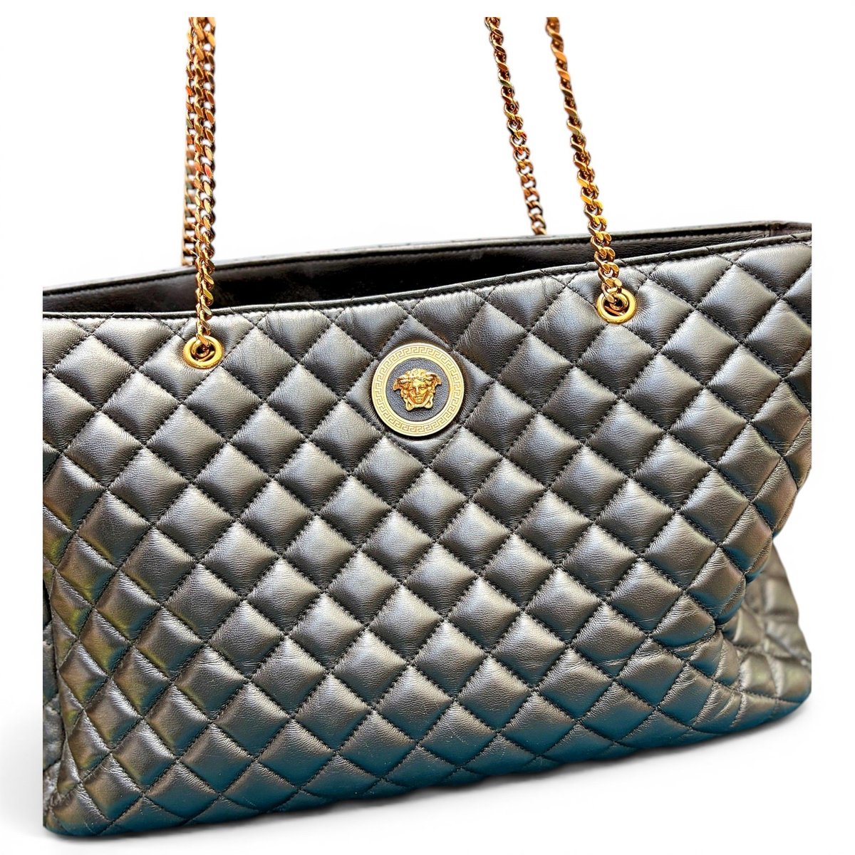 La Medusa leather tote