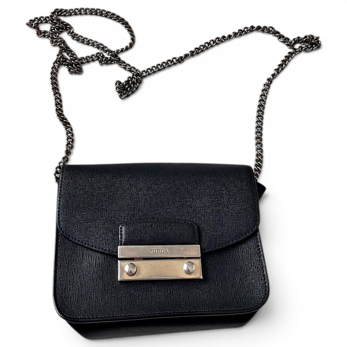 Metropolis leather crossbody bag