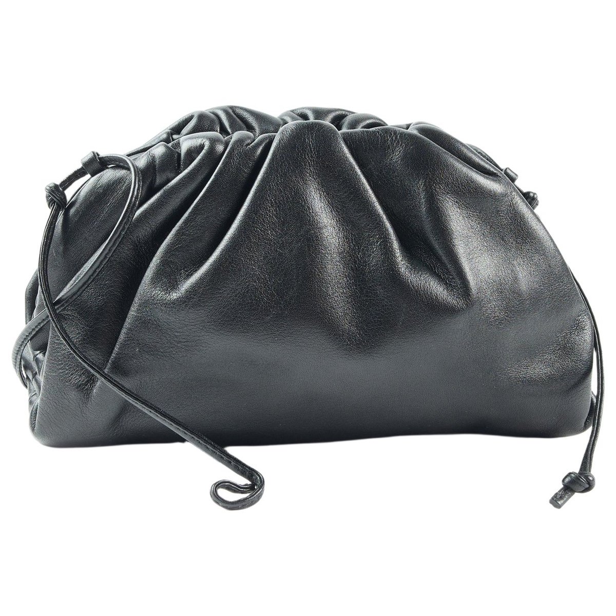 Pouch leather crossbody bag