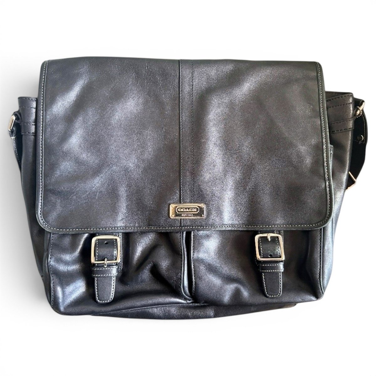Campus leather backpack