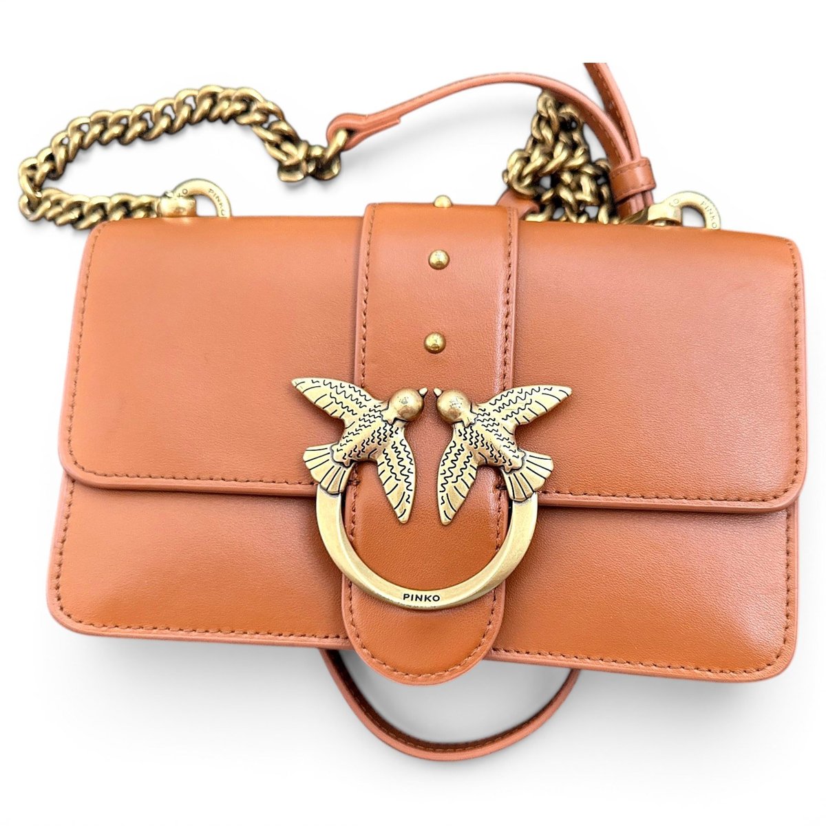 Love Bag leather clutch bag