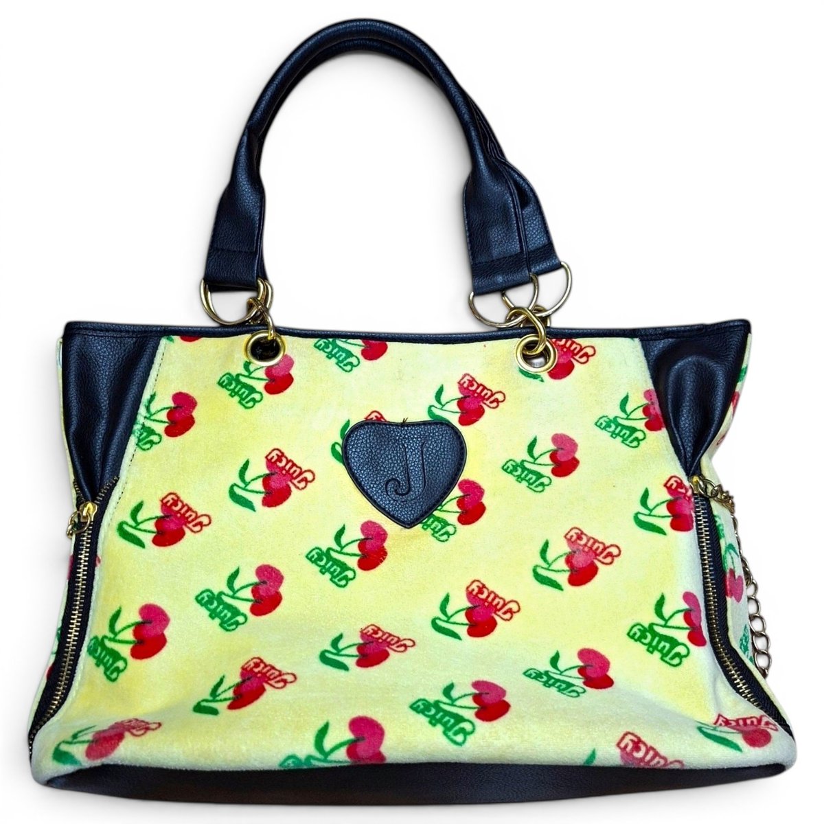 Velvet handbag