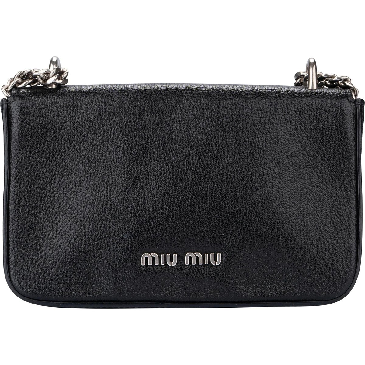 Madras leather crossbody bag