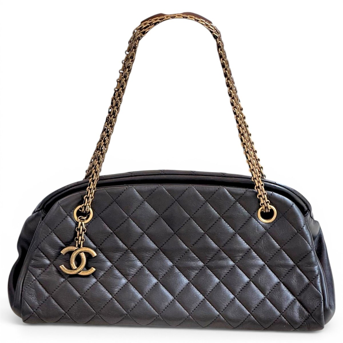 Mademoiselle leather handbag