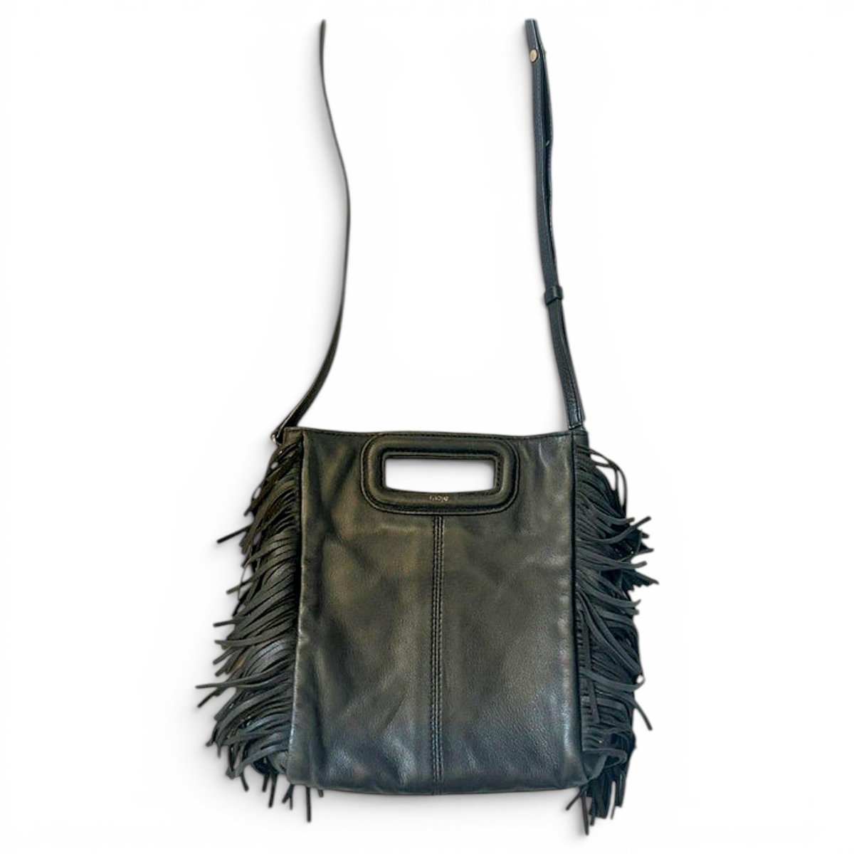 Sac M leather handbag