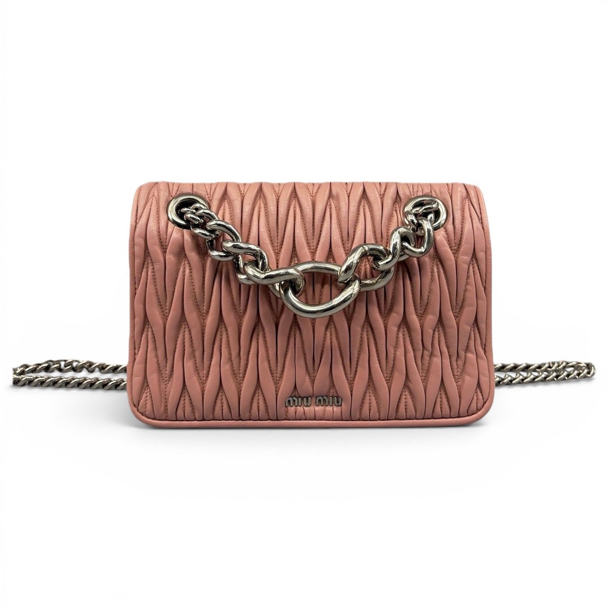 Miu Club leather handbag