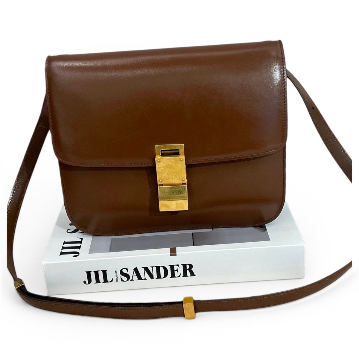 Classic leather handbag