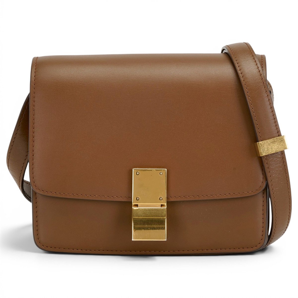 Classic leather crossbody bag