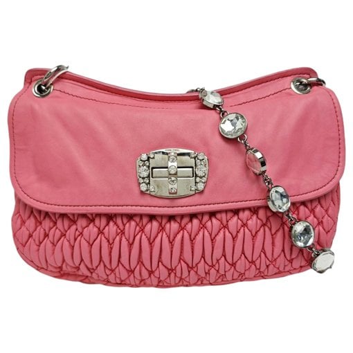 Miu Crystal crossbody bag