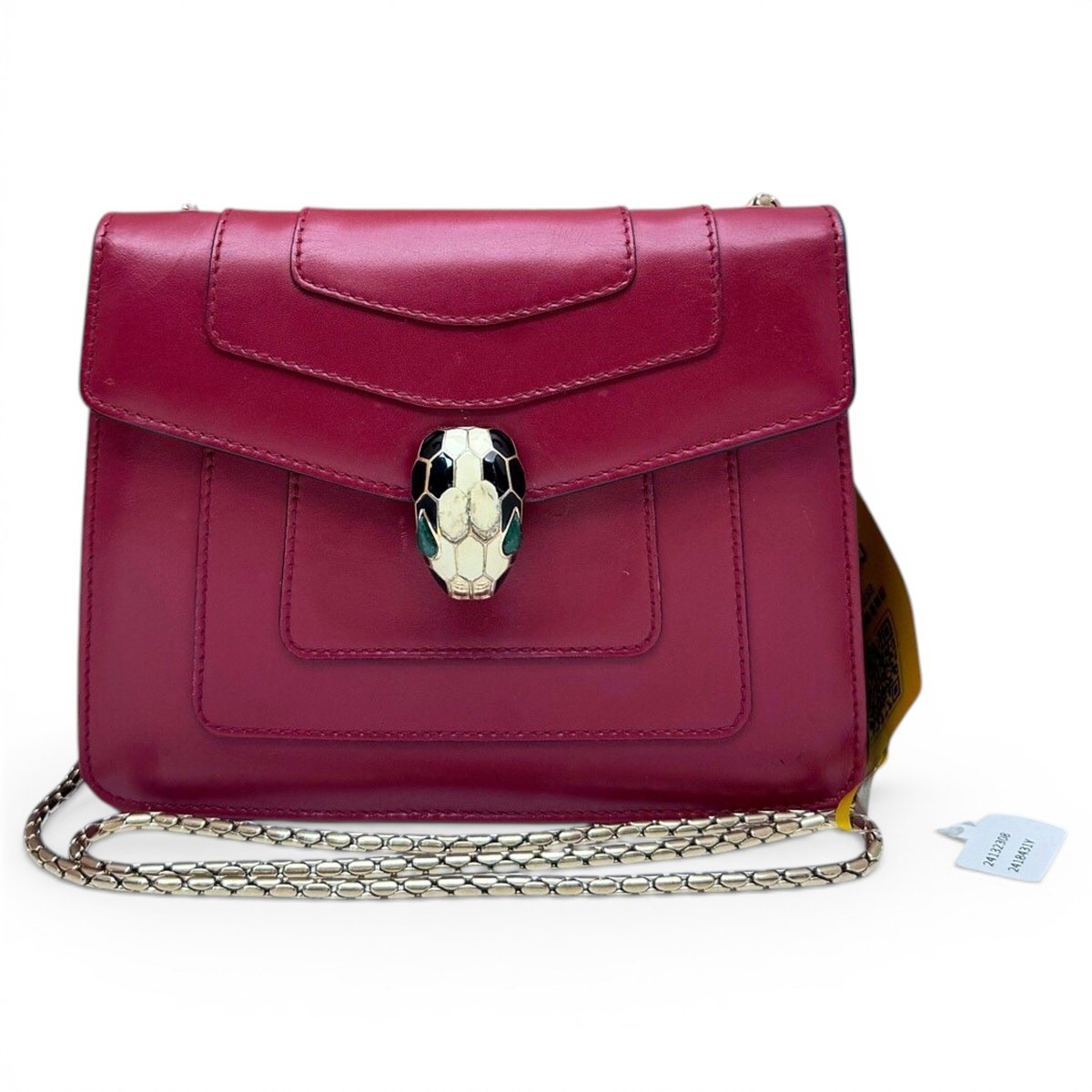 Serpenti leather handbag
