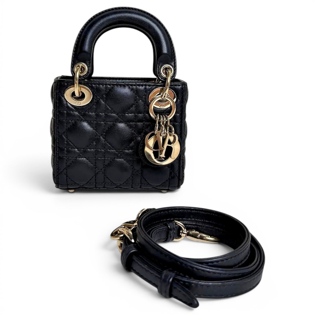 Lady Dior leather handbag