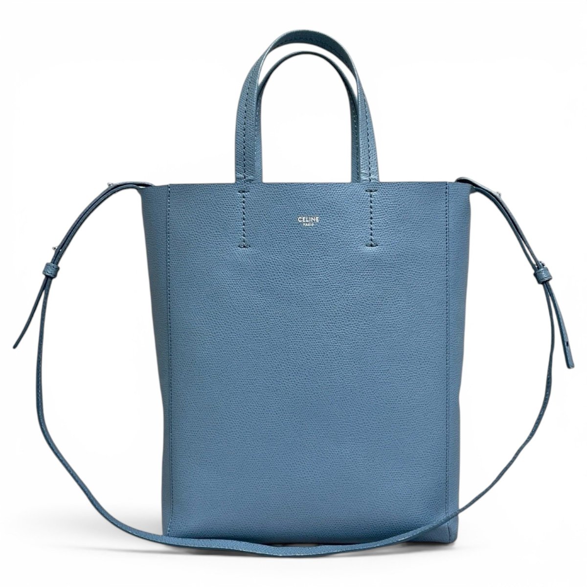 Cabas Vertical leather tote