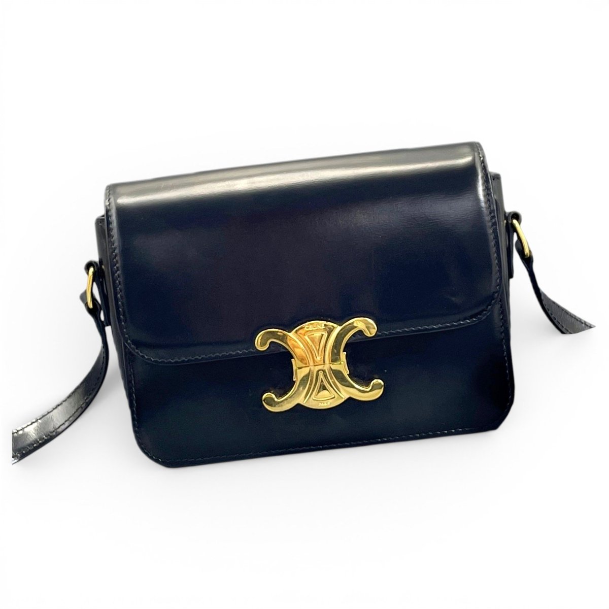 Triomphe leather handbag