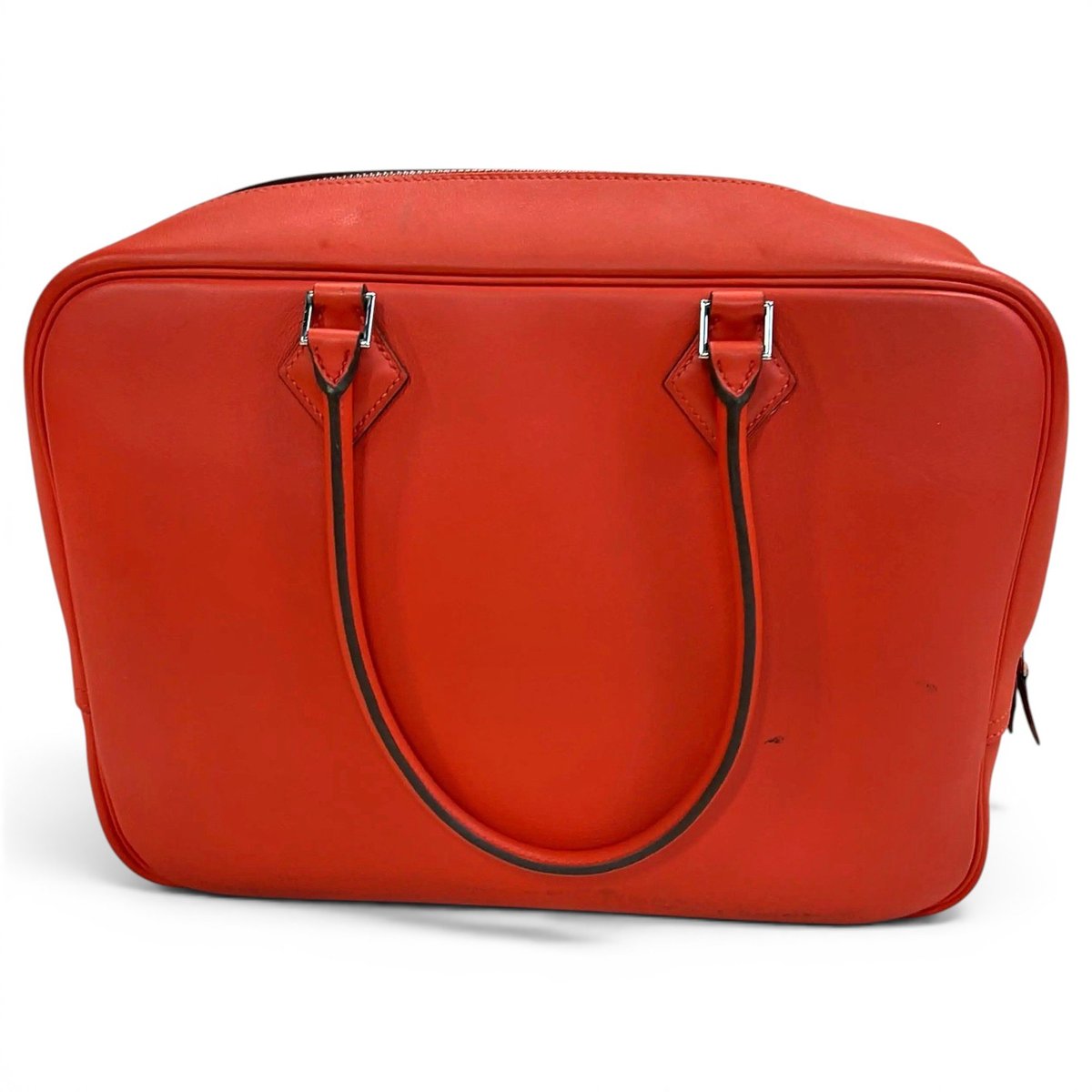 Plume leather handbag