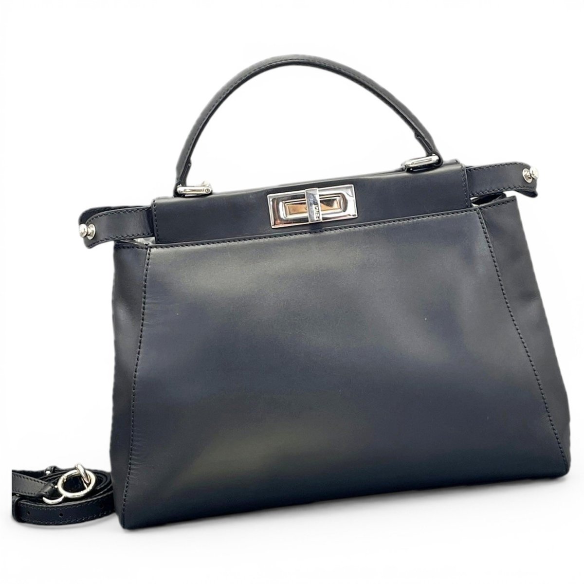 Peekaboo leather handbag