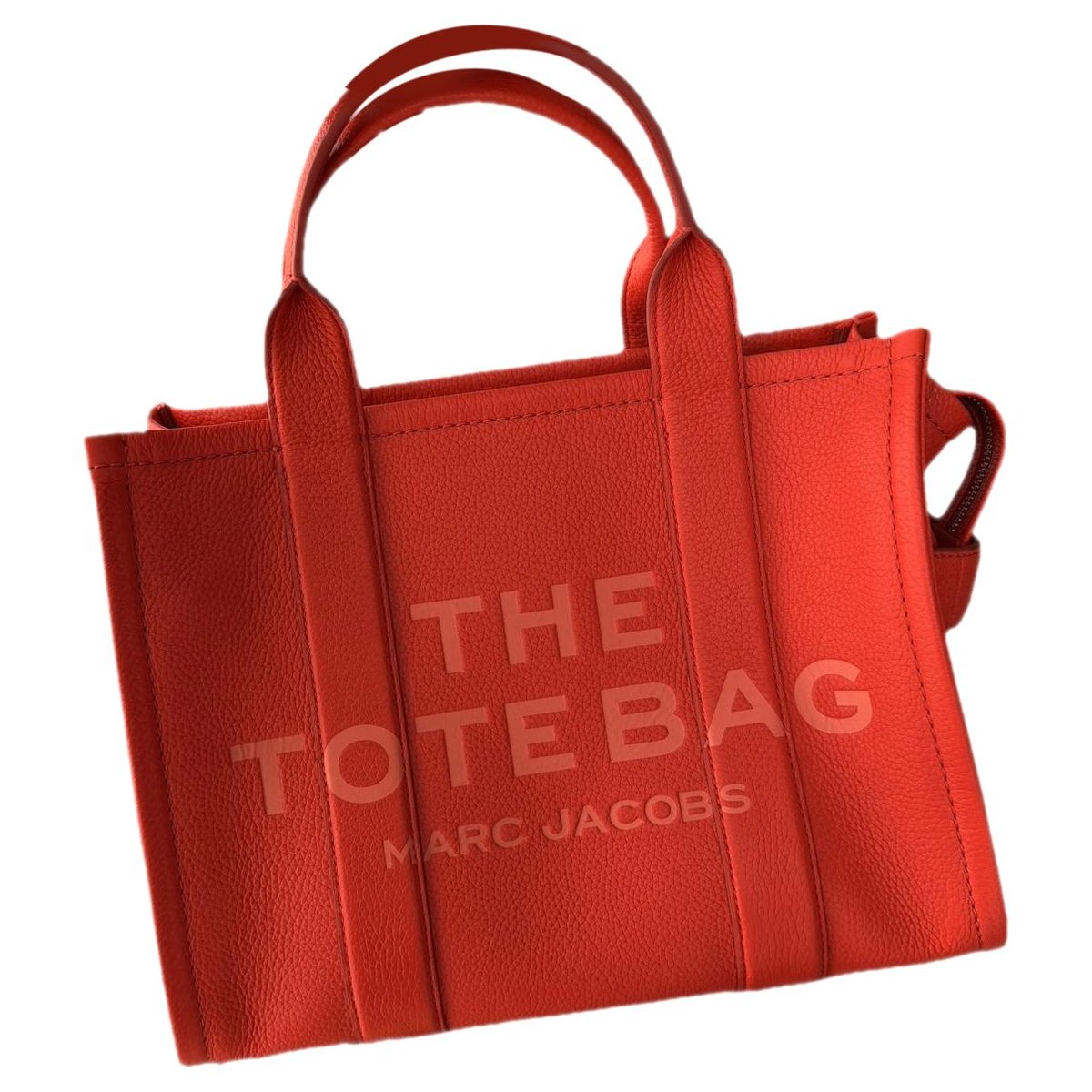 The Tag Tote leather tote